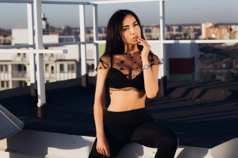 Картинка девушка девушки -unsort+ брюнетки темноволосые марианна маркина модель