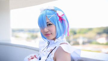 Картинка разное cosplay+ косплей re zero kara hajimeru isekai seikatsu rem cosplay японка