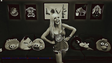 Картинка календари компьютерный+дизайн 2019 calendar женщина смех девушка картина игрушка