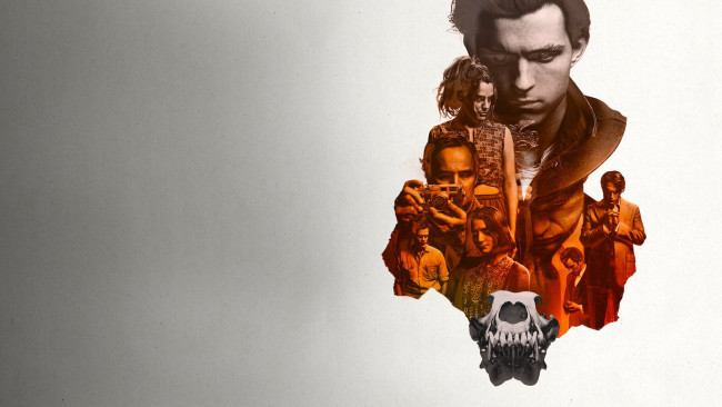 Обои картинки фото the devil all the time ,  2020, кино фильмы, -unknown , другое, дьявол, всегда, здесь, постер, триллер, драма, криминал, том, холланд, роберт, паттинсон, хейли, беннетт