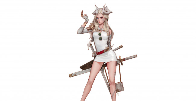 Обои картинки фото фэнтези, демоны, девушка