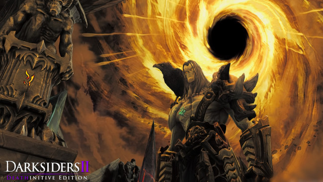 Обои картинки фото darksiders 2, видео игры, darksiders, 2, всадник, смерти, biovolkvk