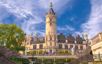 обоя schwerin castle, germany, города, замок шверин , германия, schwerin, castle