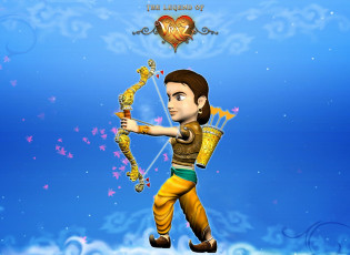 обоя видео игры, the legend of vraz, парень, индус, лук