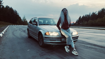 Картинка автомобили -авто+с+девушками bmw 3 series