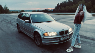 обоя автомобили, -авто с девушками, bmw, 3, series