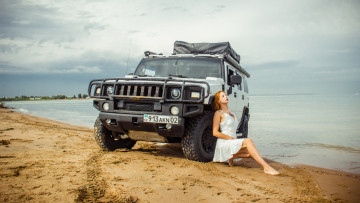Картинка автомобили -авто+с+девушками hummer h2