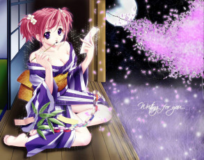 Картинка аниме carnelian девушка глаза волосы