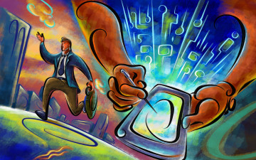 Картинка рисованные люди