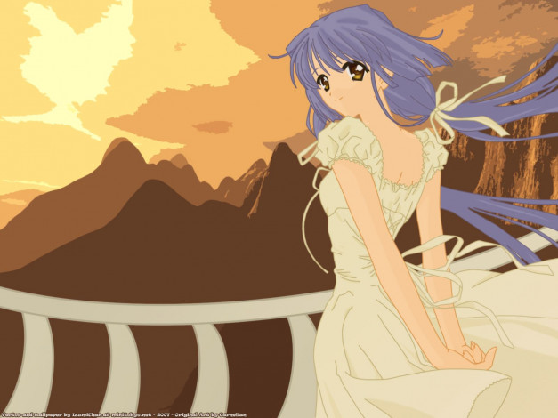 Обои картинки фото аниме, carnelian