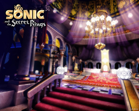 Обои картинки фото sonic, and, the, secret, rings, видео, игры