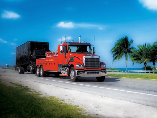 Обои картинки фото автомобили, freightliner