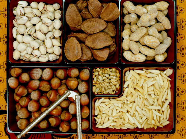 Обои картинки фото еда, орехи, каштаны