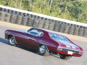 Картинка 1970 chevy chevelle malibu автомобили hotrod dragster