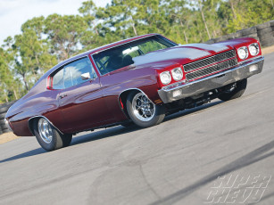 Картинка 1970 chevy chevelle malibu автомобили hotrod dragster