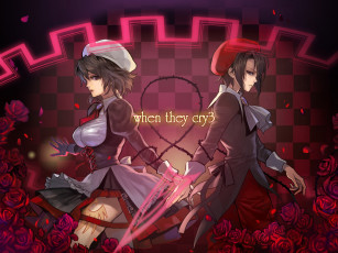 Картинка аниме umineko no naku koro ni