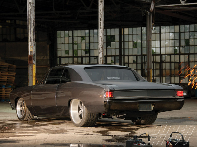 Обои картинки фото 1967, chevy, chevelle, автомобили, chevrolet