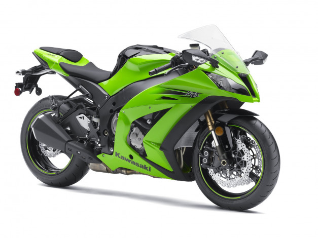Обои картинки фото 2011, kawasaki, zx, 10r, мотоциклы