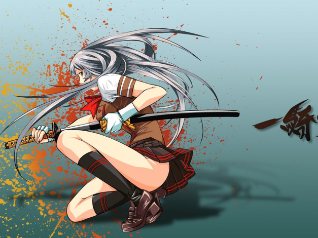 Обои картинки фото аниме, ikki, tousen