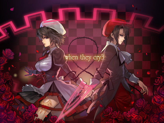 Обои картинки фото аниме, umineko, no, naku, koro, ni