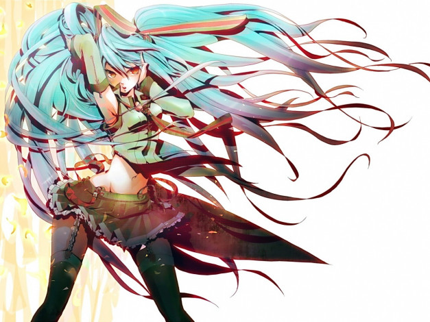 Обои картинки фото аниме, vocaloid