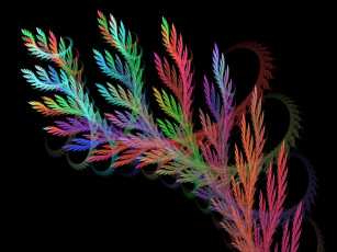 Картинка 3д графика fractal фракталы абстракция узор