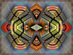 Картинка 3д графика fractal фракталы абстракция узор фон тёмный