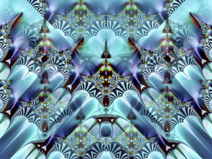 Картинка 3д графика fractal фракталы абстракция узор