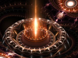 Картинка 3д графика fractal фракталы абстракция узор