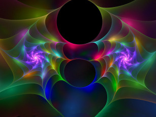 Картинка 3д графика fractal фракталы абстракция