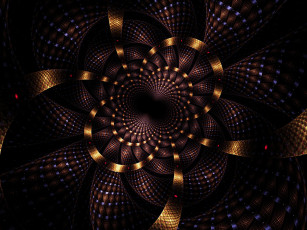 Картинка 3д графика fractal фракталы узор абстракция