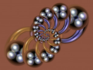 Картинка 3д графика fractal фракталы узор абстракция