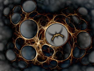 Картинка 3д графика fractal фракталы узор абстракция