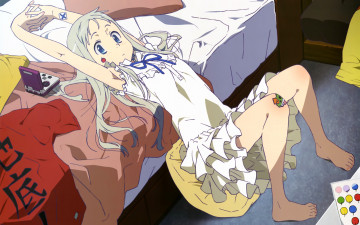 Картинка аниме anohana девушка