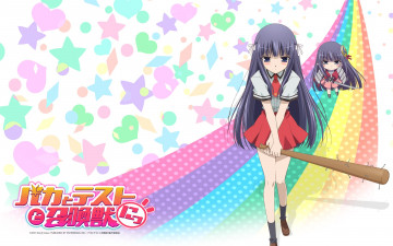 Картинка аниме baka to test shoukanjuu девушка