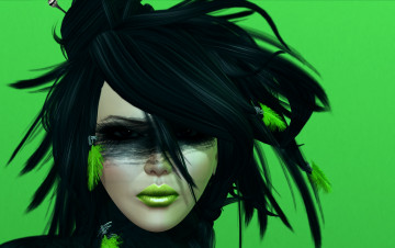 Картинка 3д графика portraits портрет девушка