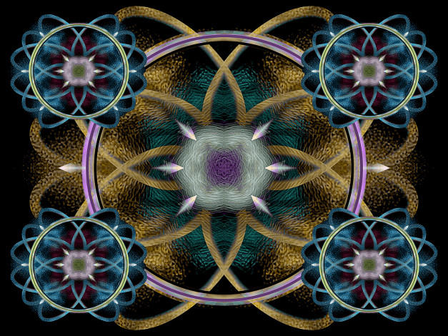 Обои картинки фото 3д, графика, fractal, фракталы, абстракция, узор