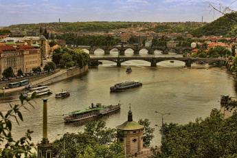 Картинка города прага Чехия hdr