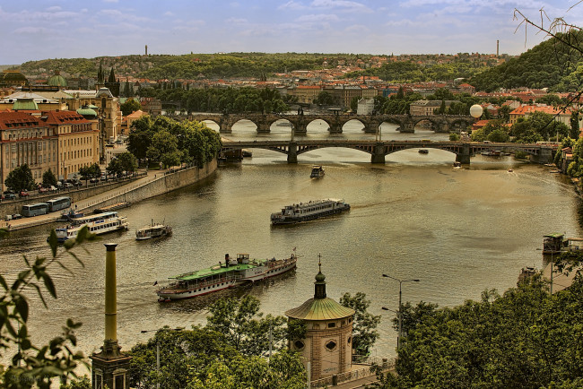 Обои картинки фото города, прага, Чехия, hdr