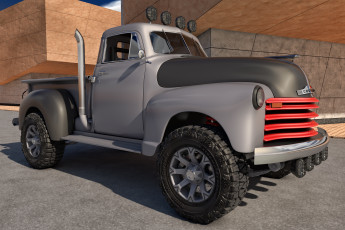 обоя автомобили, 3д, chevrolet, 1951