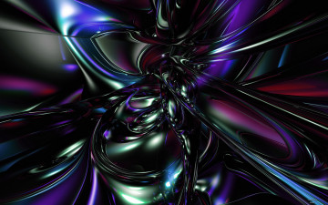 Картинка 3д графика abstract абстракции полосы изгибы абстракция