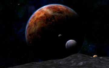 Картинка космос арт планеты