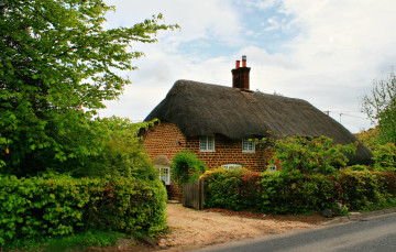 Картинка calne wiltshire england города здания дома ландшафт улица дом деревья