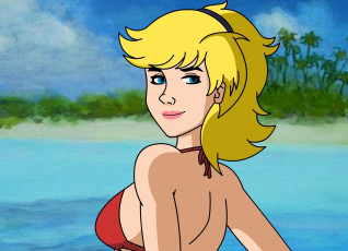 Картинка векторная+графика девушки+ girls фон взгляд девушка