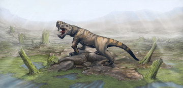 Картинка рисованное животные +доисторические динозавр