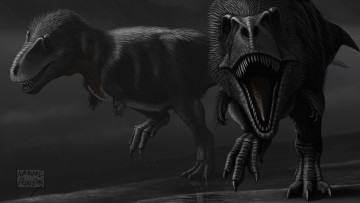 Картинка рисованное животные +доисторические динозавр