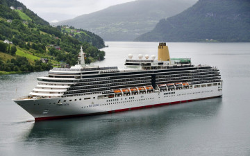 Картинка arcadia корабли лайнеры причал круиз лайнер океанский