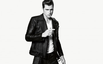 Картинка мужчины sean+opry сигарета косуха куртка брюнет парень модель