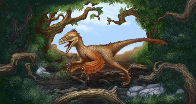 Обои картинки фото рисованное, животные,  доисторические, динозавр