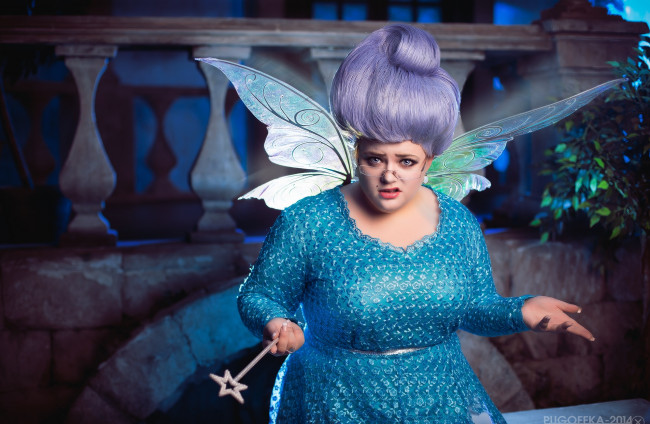 Обои картинки фото разное, cosplay , косплей, арт, крёстная, фея, шрек